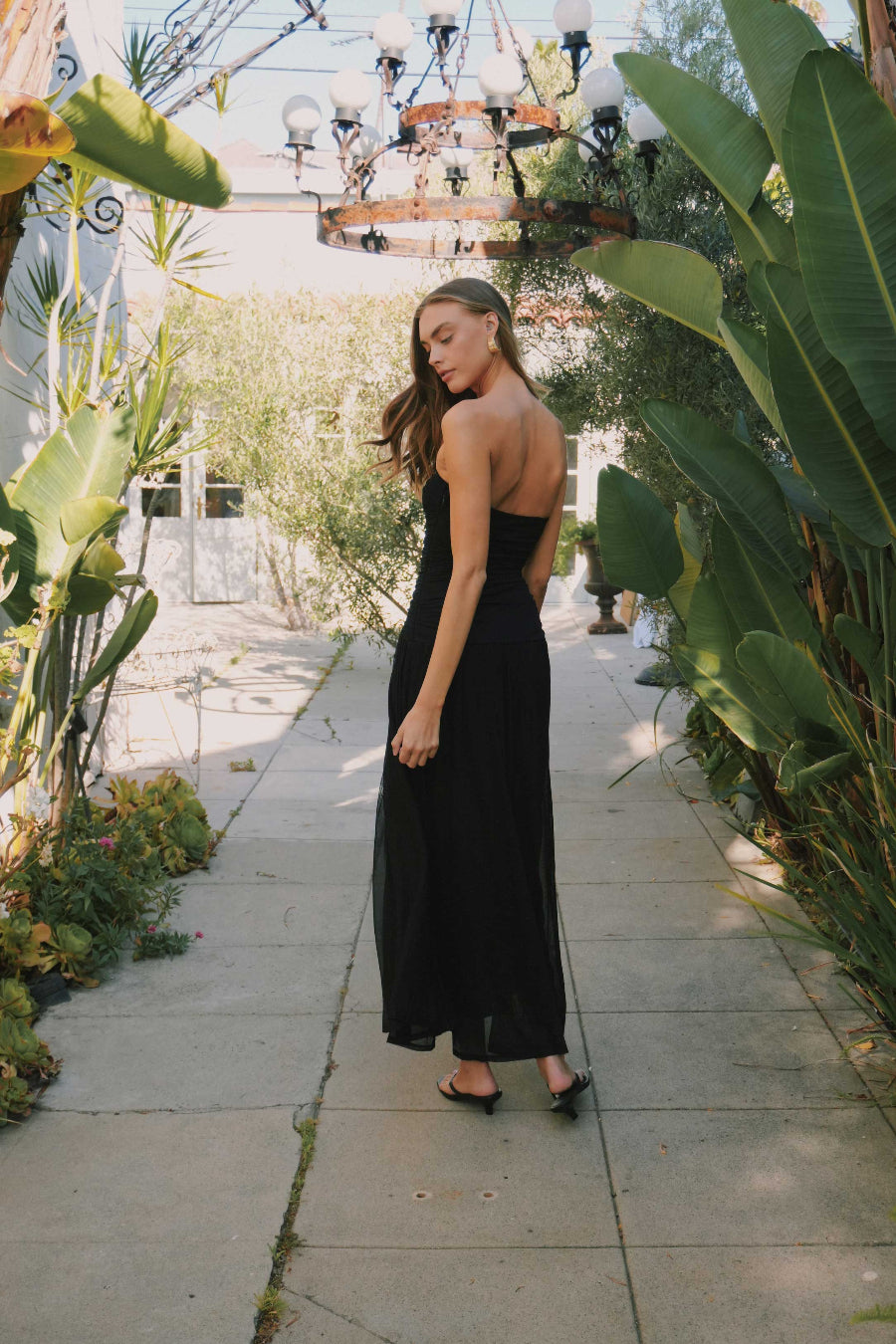 Mesh Maxi Dress