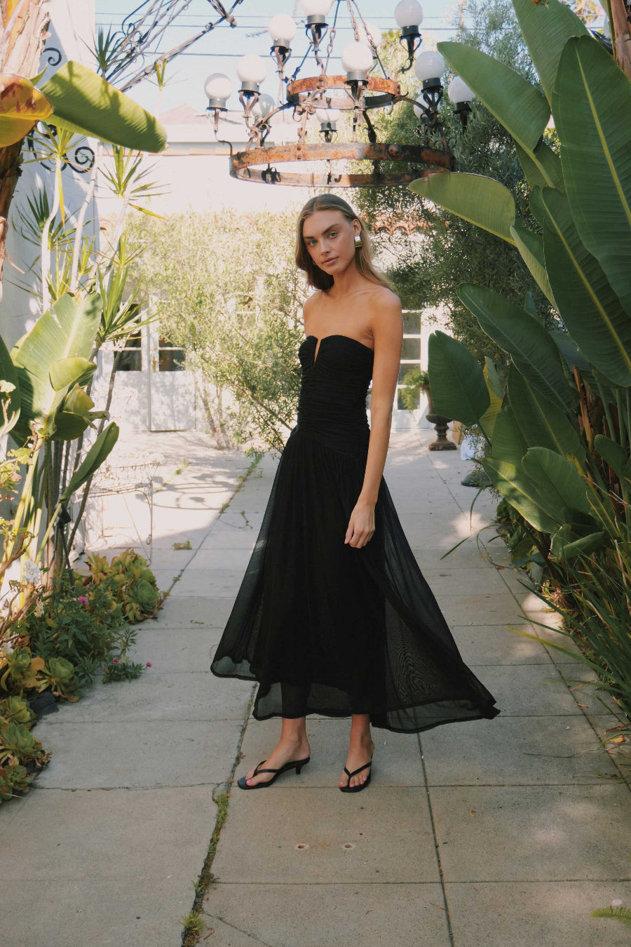 Mesh Maxi Dress