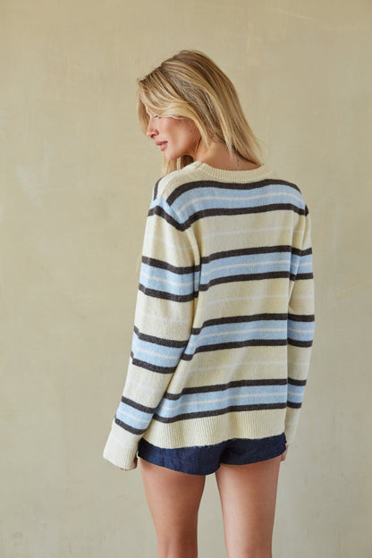 Striped Crewneck Sweater