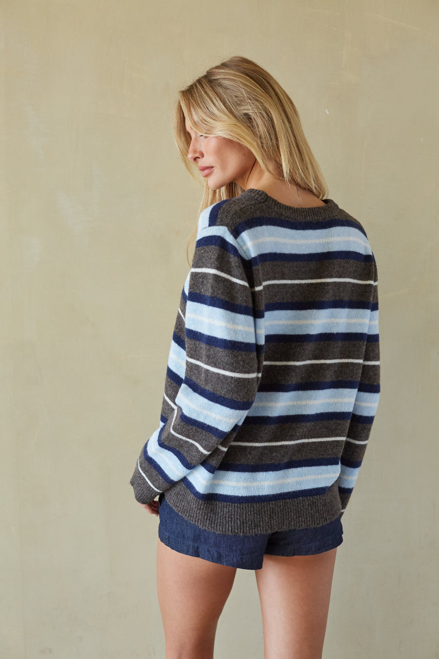 Striped Crewneck Sweater