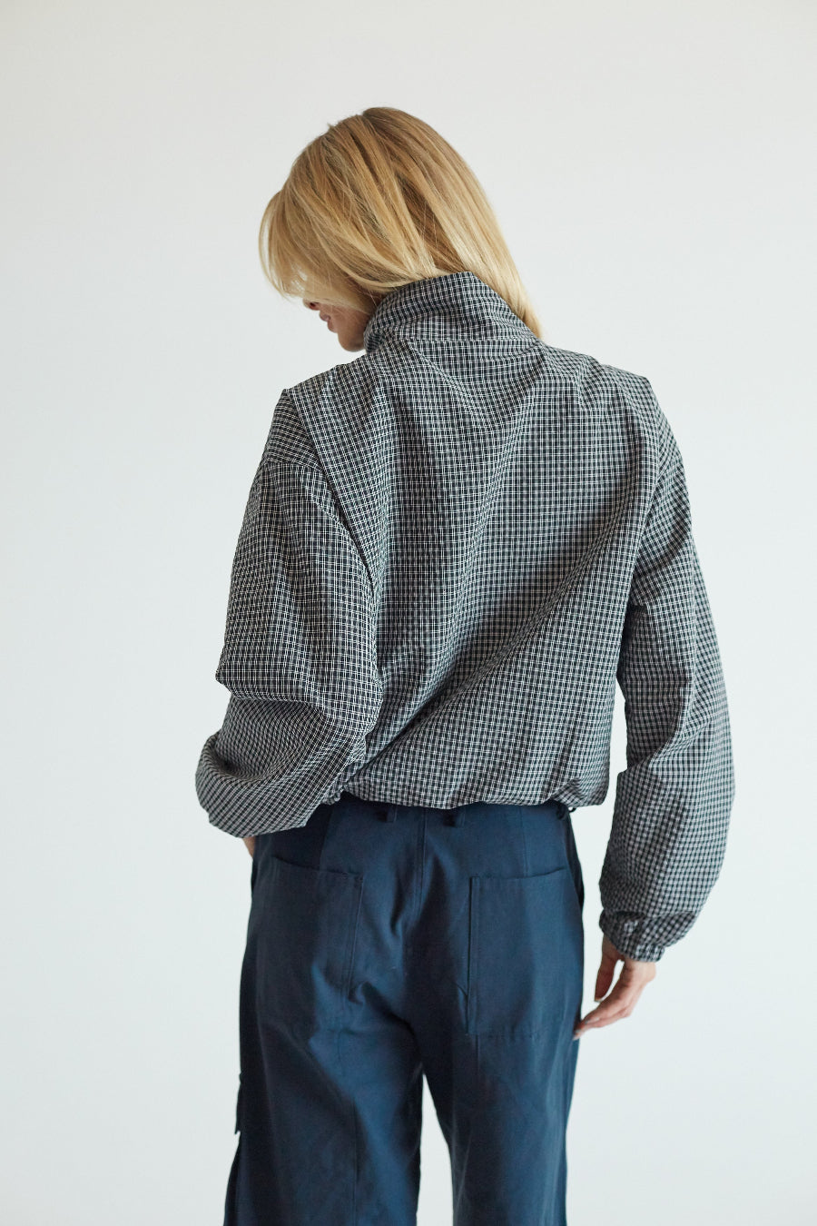 Plaid Bomber Jacket