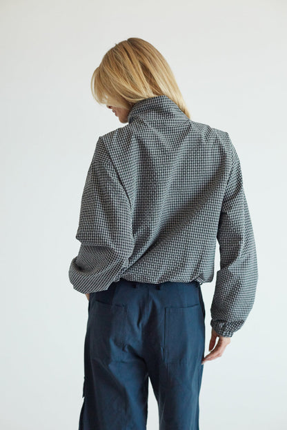 Plaid Bomber Jacket