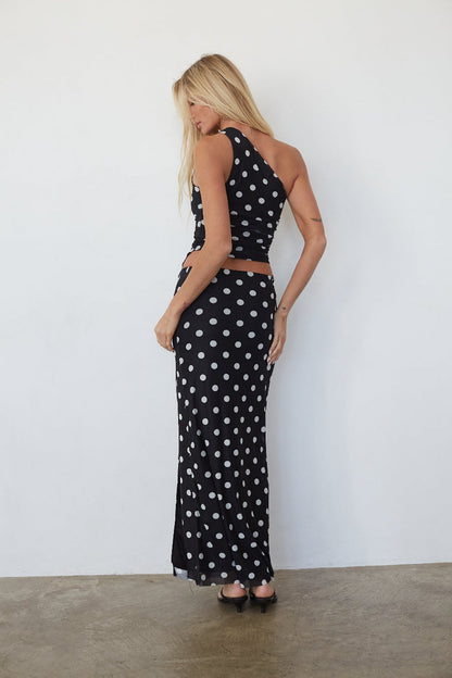 One Shoulder Ruched Top