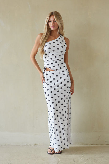 One Shoulder Ruched Top