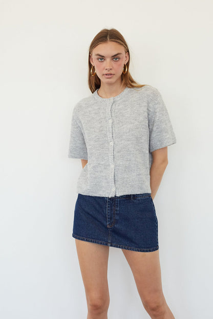 Ribbed Knit Cardigan
