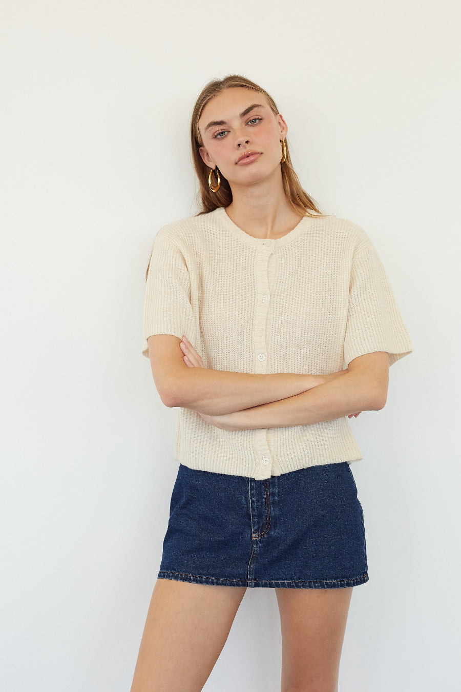 Ribbed Knit Cardigan