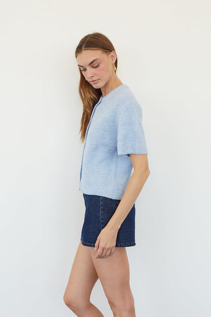 Ribbed Knit Cardigan