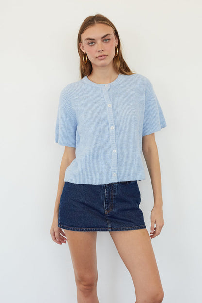 Ribbed Knit Cardigan