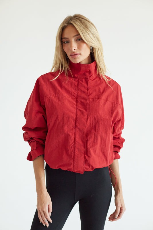 Funnel Neck Windbreaker