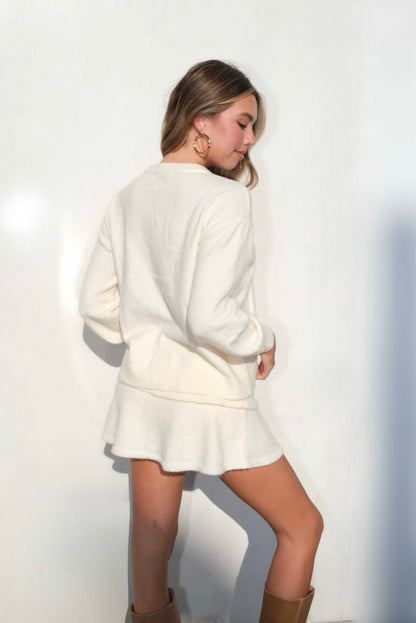 Button Up Knit Cardigan