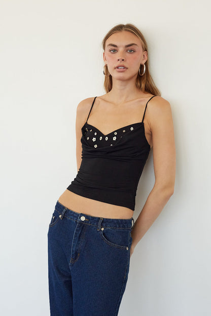 Embellished Tank Top
