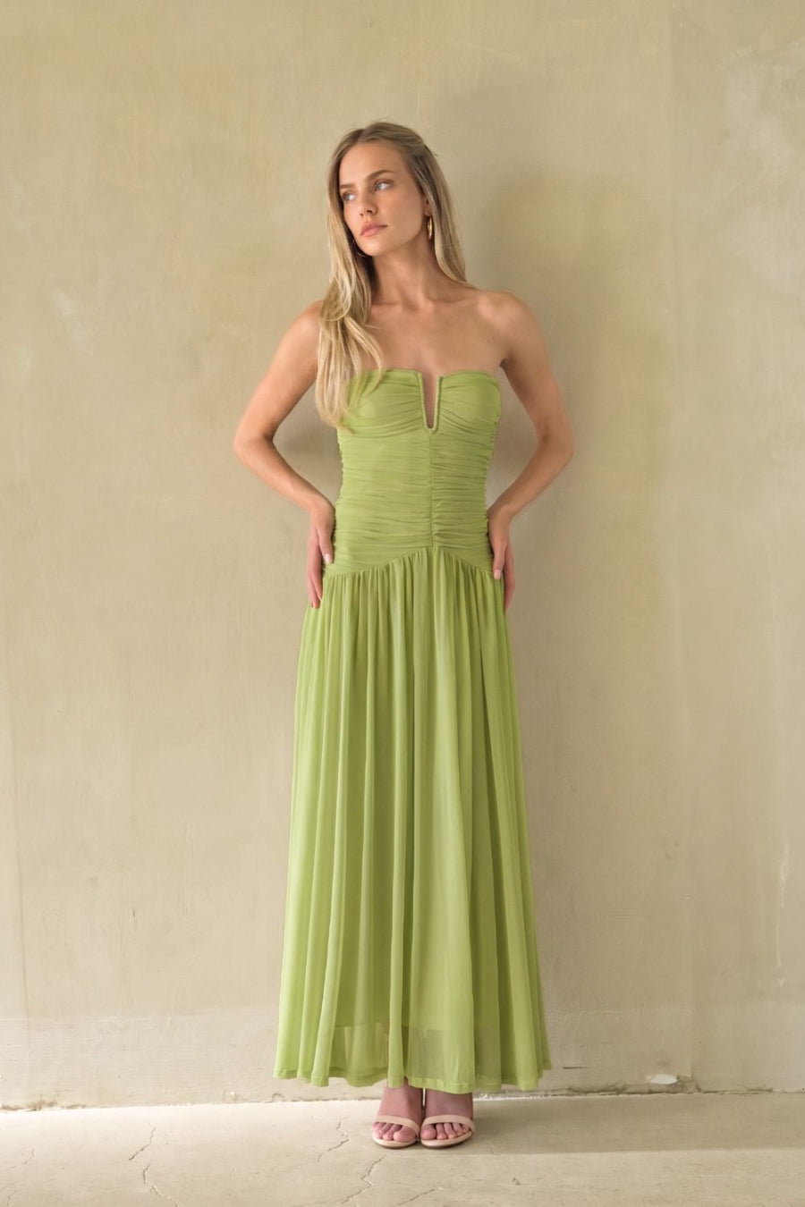Mesh Maxi Dress