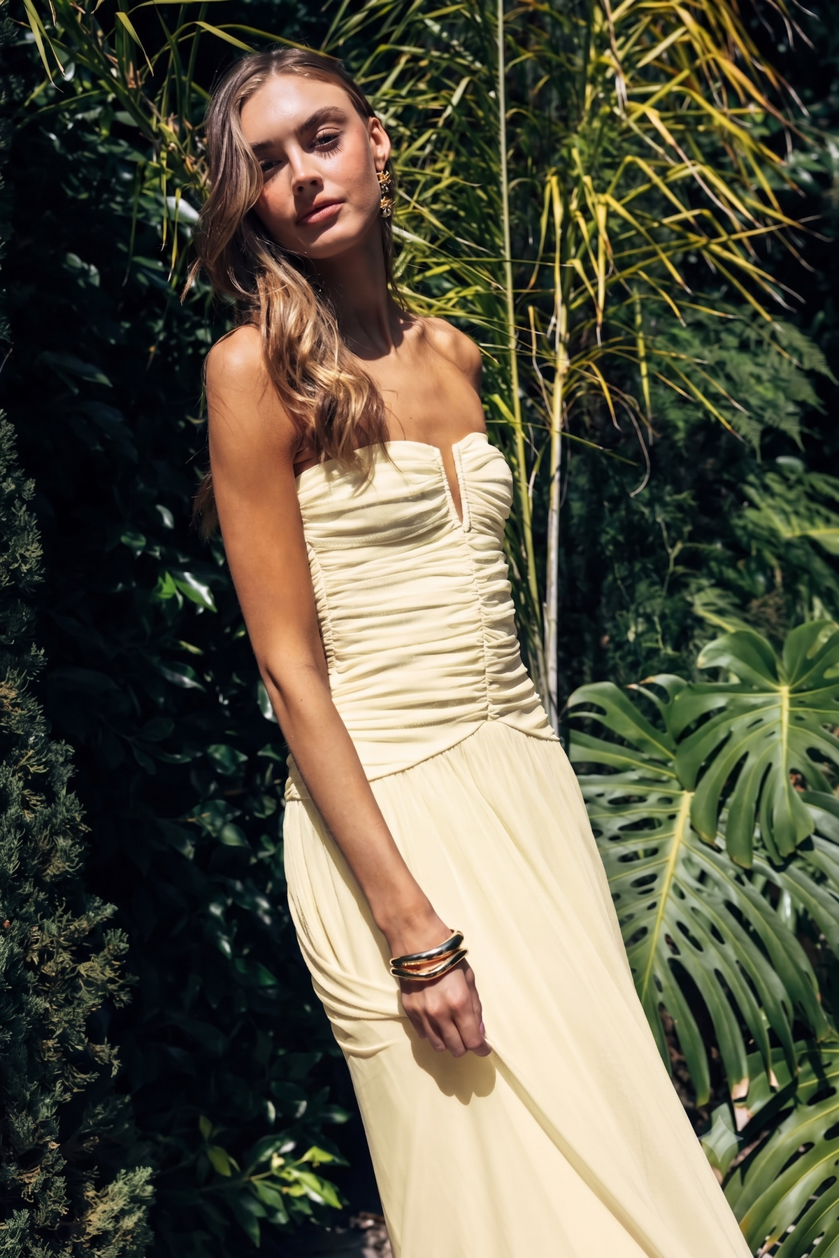 Mesh Maxi Dress