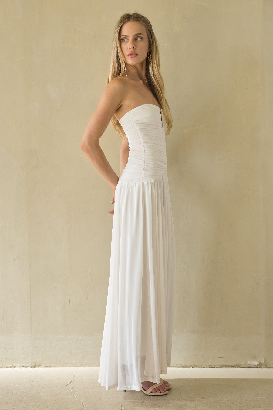 Mesh Maxi Dress