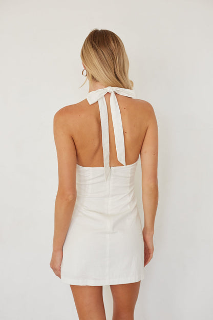 Twist Front Mini Dress