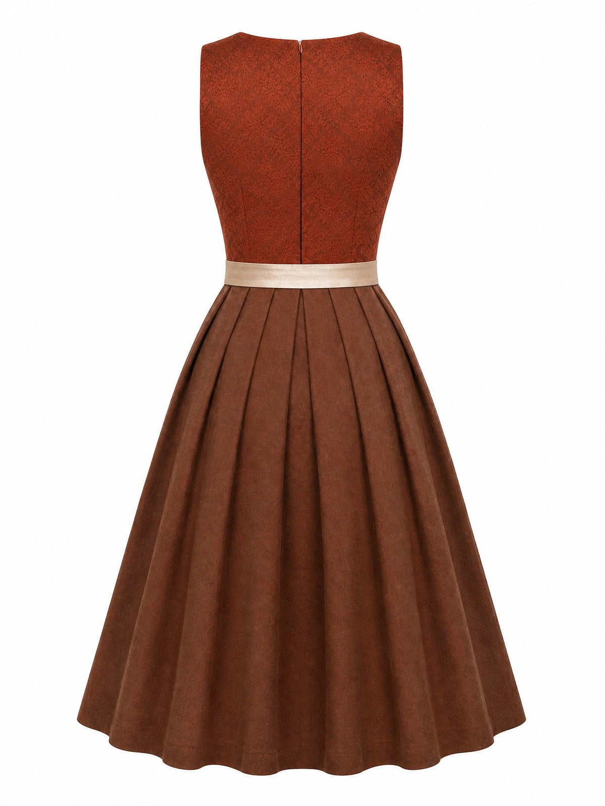 Dirndl Kim | Sienabraun | Eckig
