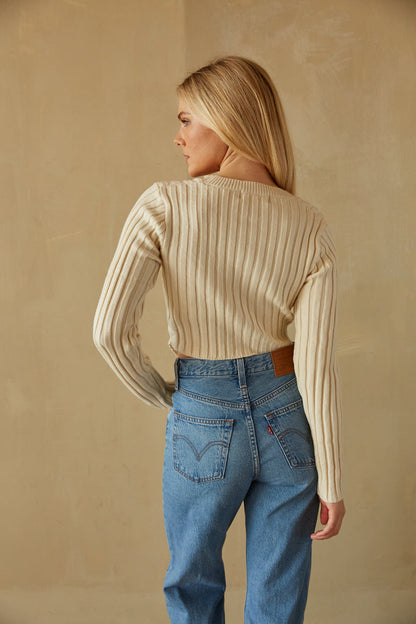 Ribbed Knit Sweater