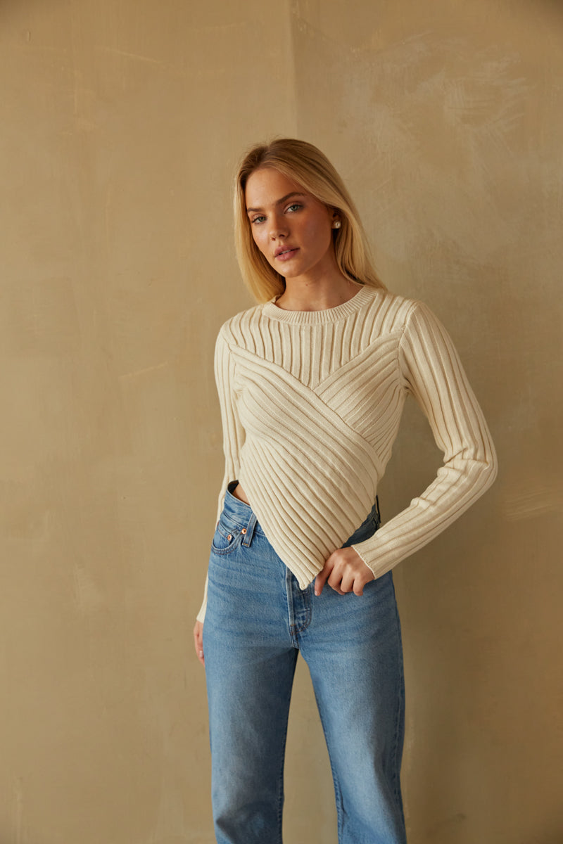 Ribbed Knit Sweater