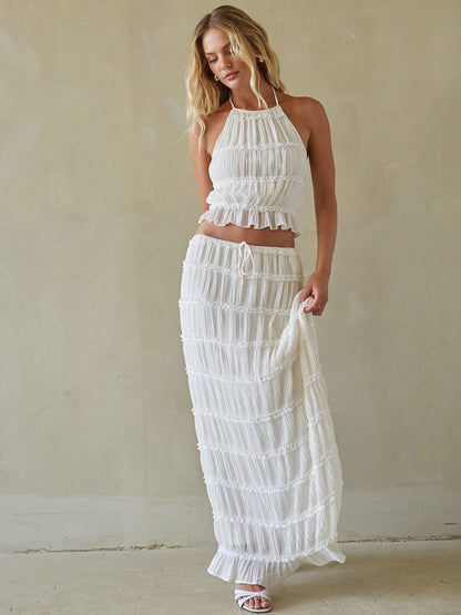 Ruched Halter Top