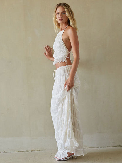 Ruched Halter Top