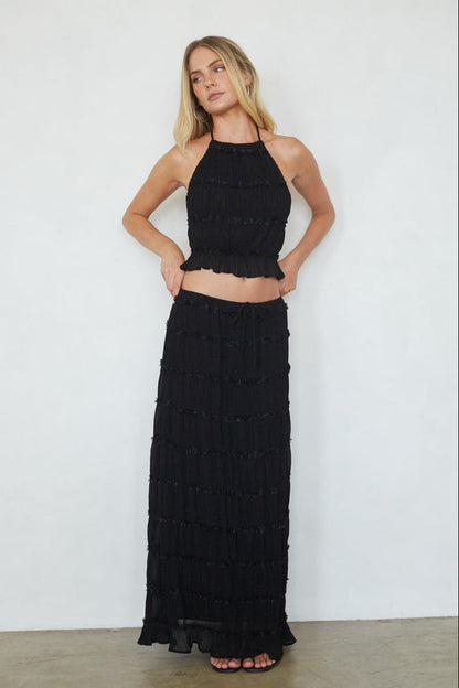 Ruched Halter Top